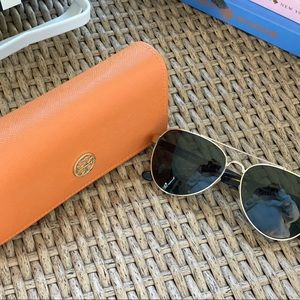 Tory Burch TY8070 polarized aviator sunglasses